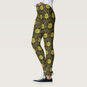 Legging Coleção Floral Moderna e Elegante de Luxury