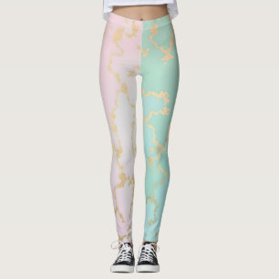 Legging Coleção Luxo Tendência Rosa Bege Suave Dourado Ver