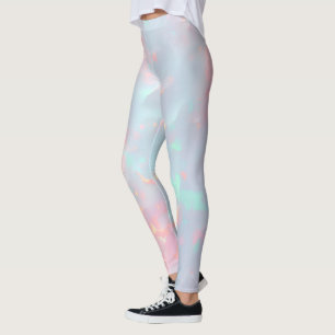 Legging Coleção Moderna de Luxo Rosa Bege com Tom de Verde