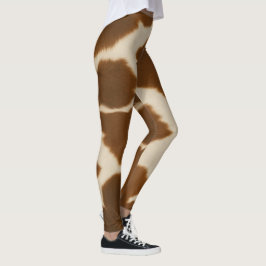 Legging Coleção Popular Vaca Faux Leather Elegante