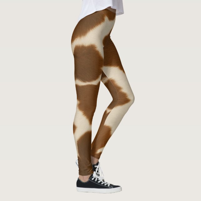 Legging Coleção Popular Vaca Faux Leather Elegante (Direita)