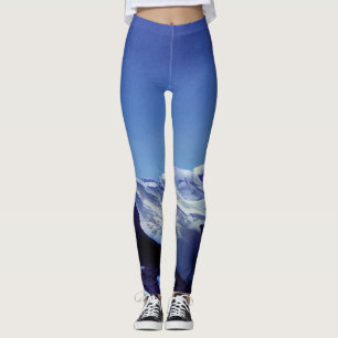 Legging Colinas de neve, panorama de inverno