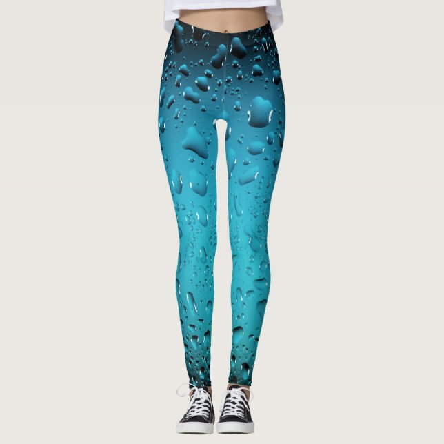 Legging Colírio azul na moda Legal (Frente)
