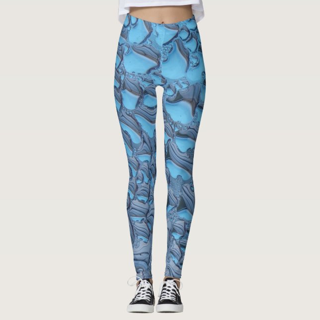 Legging Colírio suave em vidro azul (Frente)