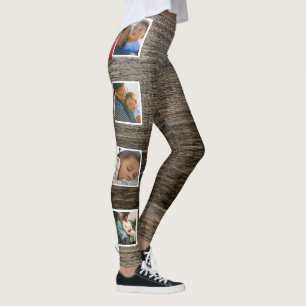 Legging Collage Family Photos Mouse Adicione Fotos De Made