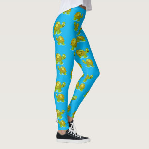 Legging collants meias tartarugas
