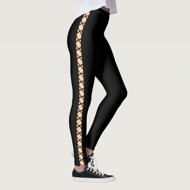 Legging Coloque as pernas de ilusão para cima (Direita)