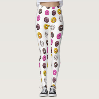 Legging Colorful Donuts Seamless Pattern – Sweet Bakery Tr
