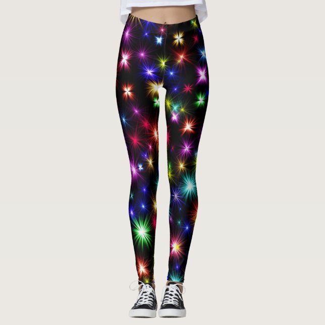 Legging Colorful Fire Works (Frente)