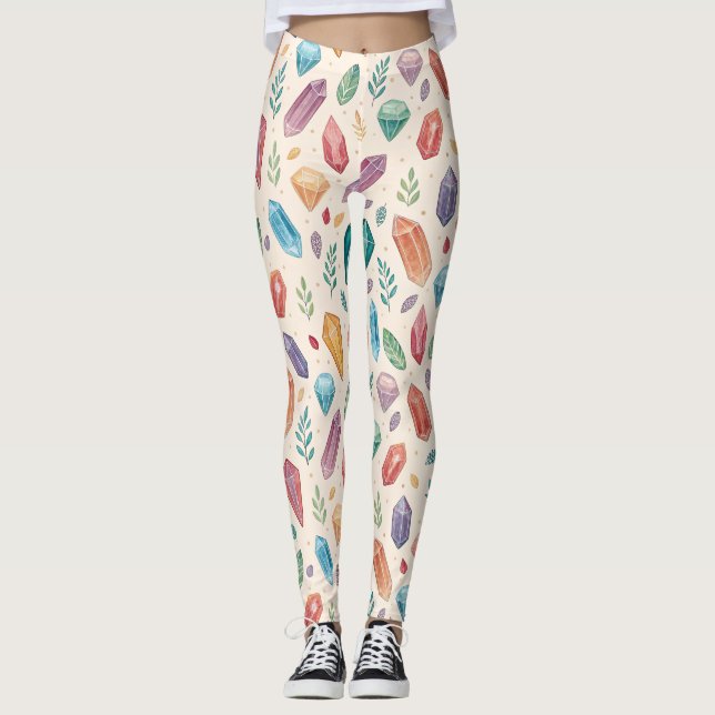 Legging Colorful Gemstone Pattern (2) (Frente)