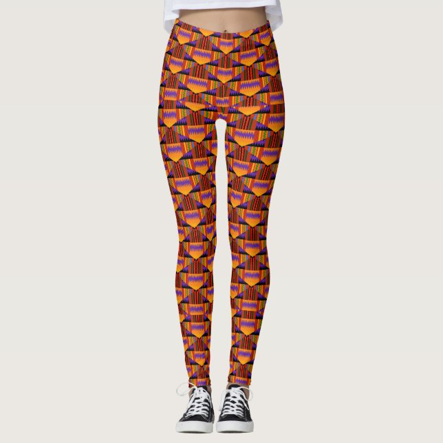 Legging Colorful Kente (Frente)