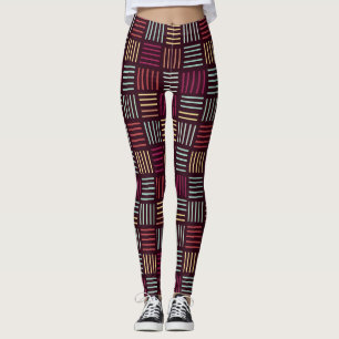 Legging Colorful Lines Squared
