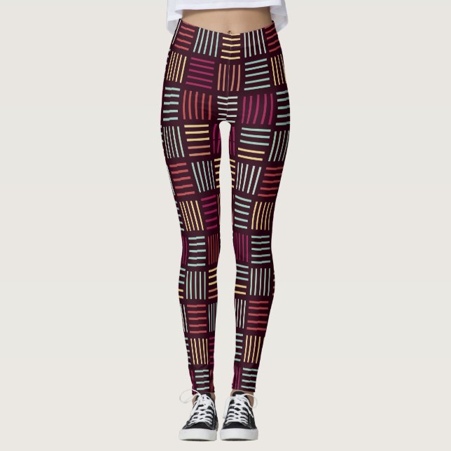 Legging Colorful Lines Squared (Frente)