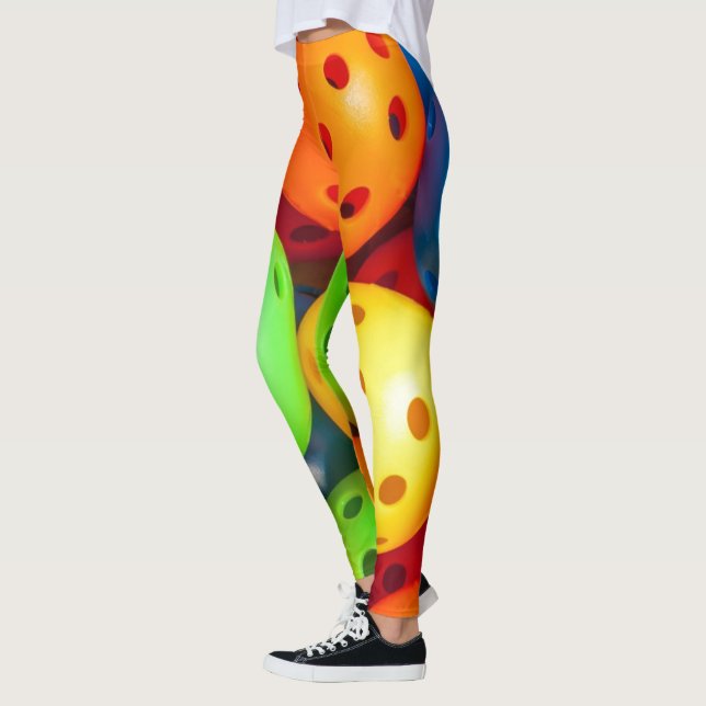 Legging Colorida de Pickleball (Esquerda)
