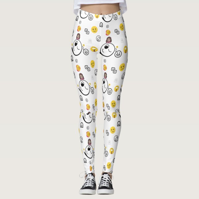 Legging Colorida emoji (Frente)