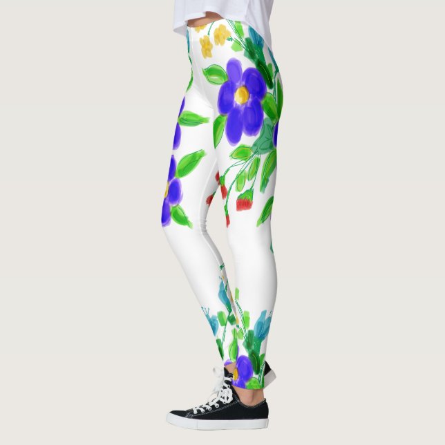 Legging Colorida Flor Girly (Esquerda)