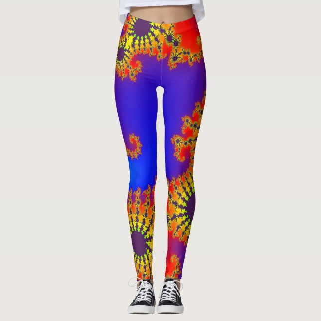 Legging Colorida Fractal 120717(02) (Frente)