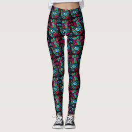 Legging Colorida Groovy Hamsas