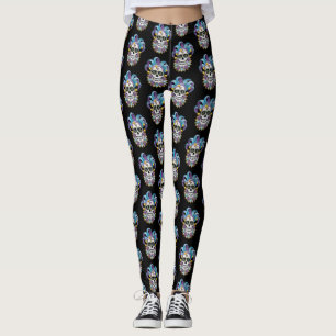 Legging Colorida Jester Skull