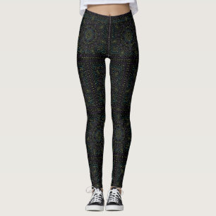 Legging Colorida Pointilismo Mandala