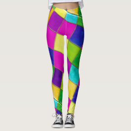 Legging Colorida Snazzy Leggins Stainglass