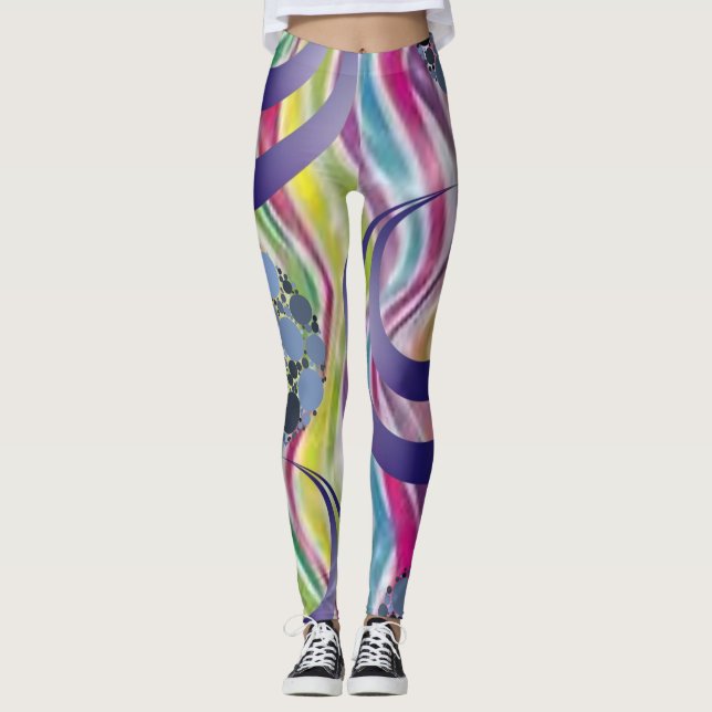 legging coloridas longas (Frente)