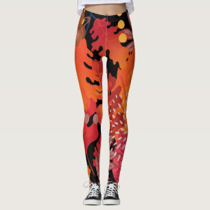 Legging Colorido Raiva de Folhas
