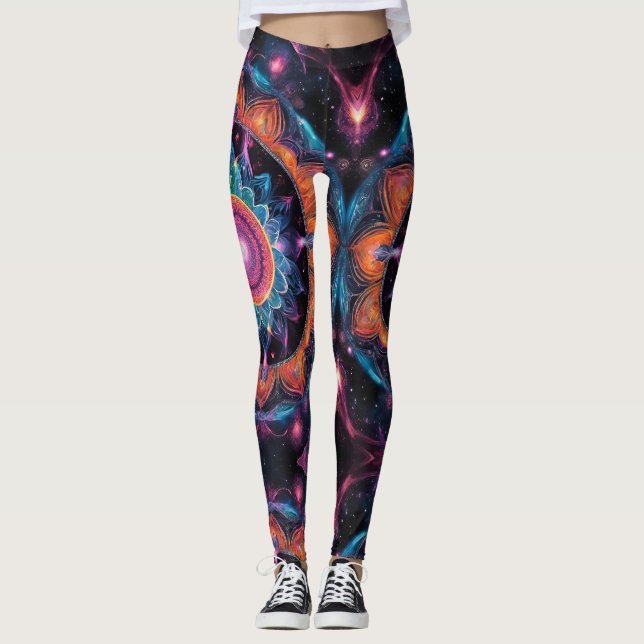 Legging Colorir Mandala (Frente)