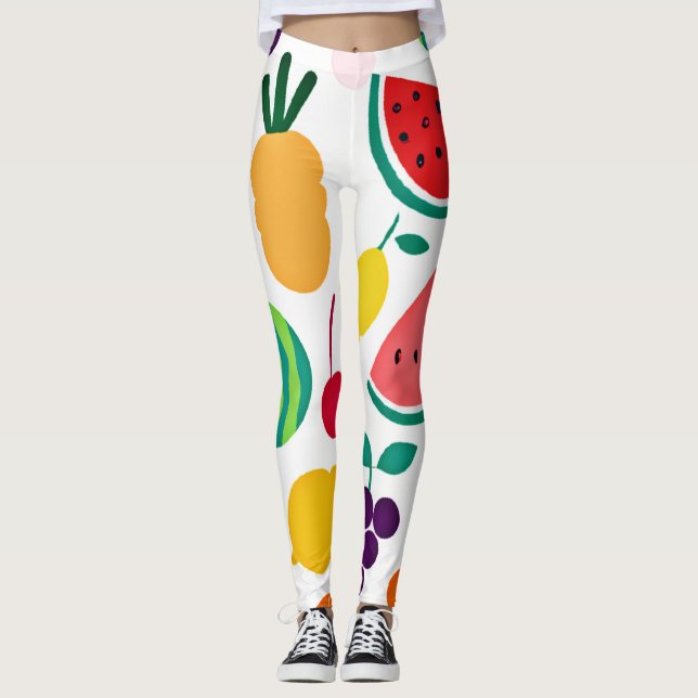 Legging Colorous Neon Fruta Fiesta (Frente)