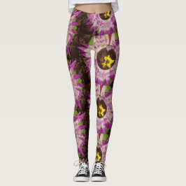 legging com imagem de flor