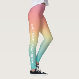 Legging Coma Yoga Repetir Pastel Ombré