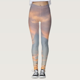 LEGGING COMBINAÇÃO DE COR DO CÉU
