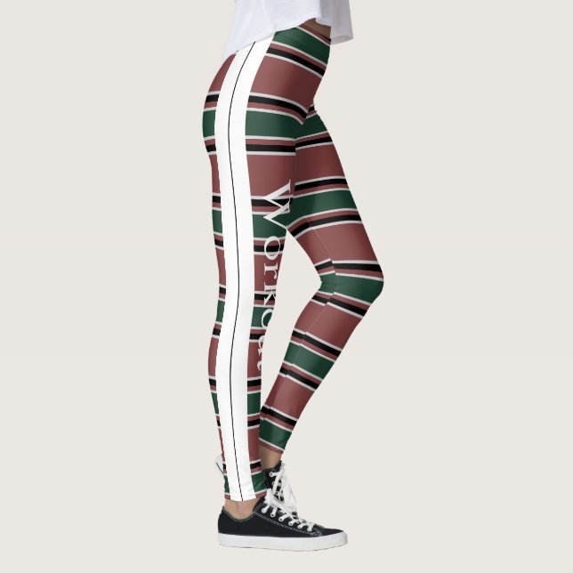 Legging Combinação de designs retrorreflectores e modernos (Direita)