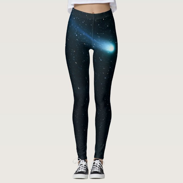 Legging Cometa no Céu Noturno (Frente)