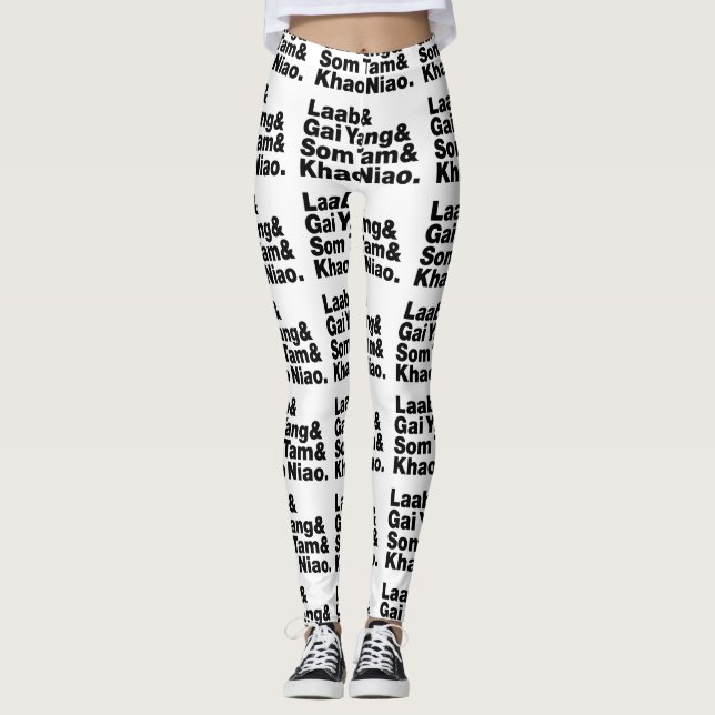 Legging Comida de Rua Tailandesa Isaan (Frente)