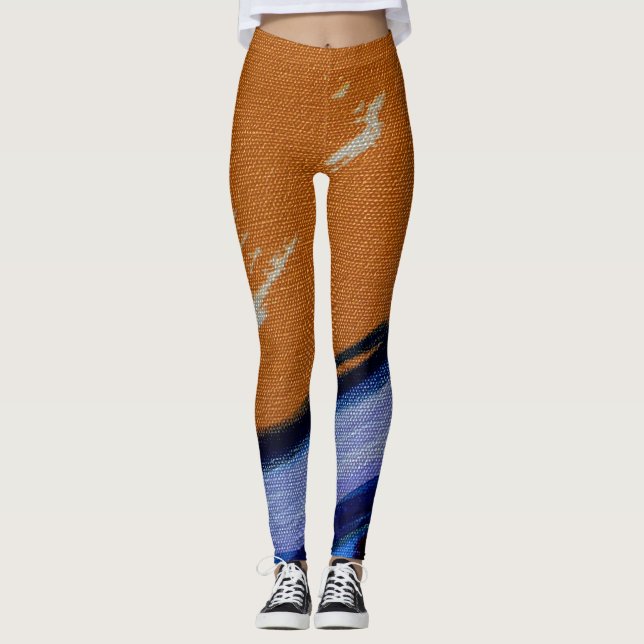 Legging Composição nº 1A por Michael Moffa (Frente)