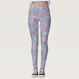 Legging Composição Subaquática em Aquarela Série Design 5