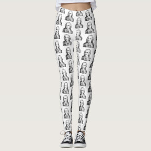 Legging Compositor de Música Clássica Bach Face em Desca