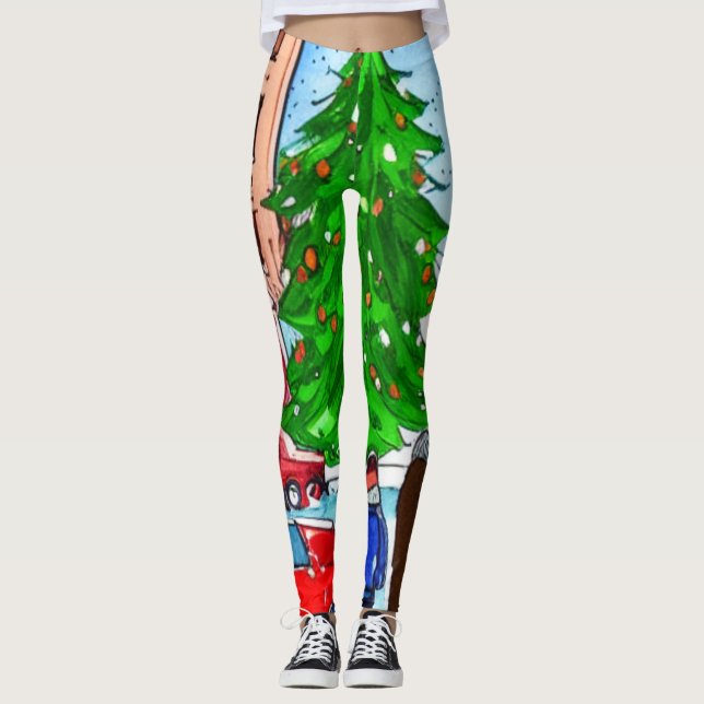 Legging Compra de Natal (Frente)