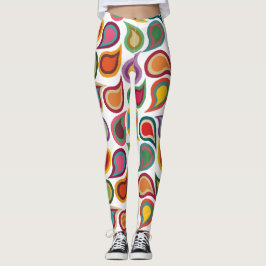 Legging Concentric Paisleys