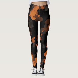 Legging Concha de Tartaruga Vintage Retro, Padrão de Conch