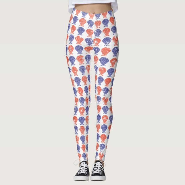 Legging Conchas Costeiras Americanas (Frente)