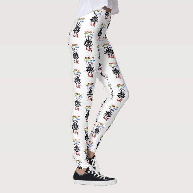 Legging Conecte-se com seu próprio interior (Direita)
