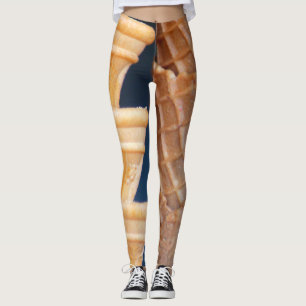 Legging Cones de gelado desenhados