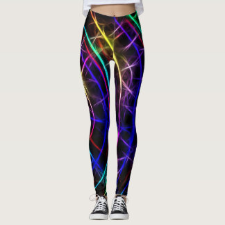 Legging Conexões de néon
