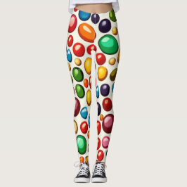 Legging Confeitaria Colorida: Trabalho de arte de Águas Re