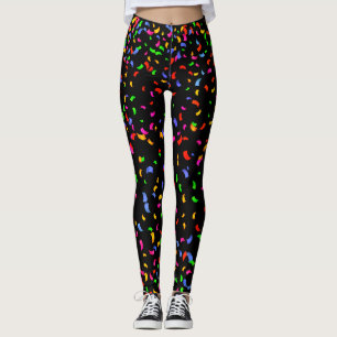Legging Confetes da véspera de Ano Novo