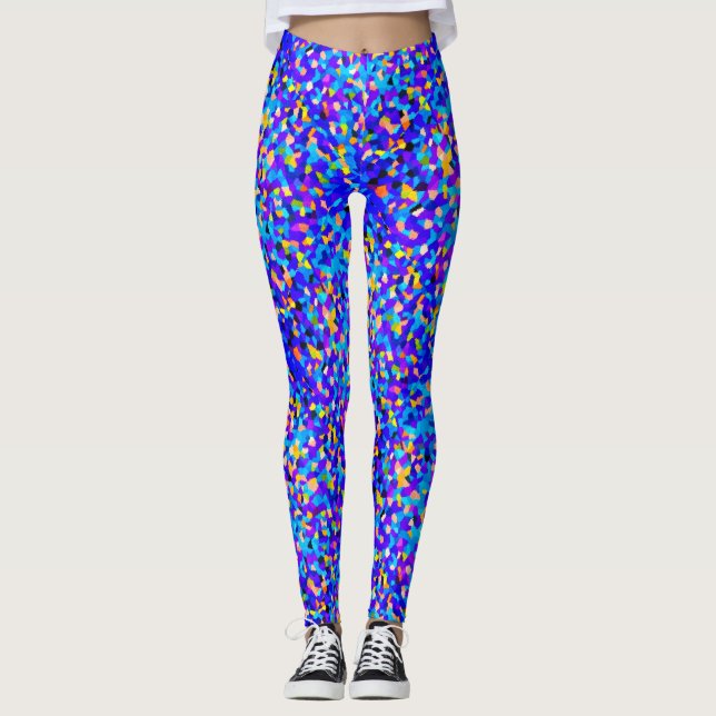 Legging Confetti Azul (Frente)