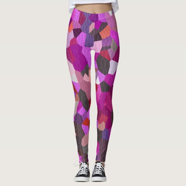Legging Confetti Magenta Mind (Frente)