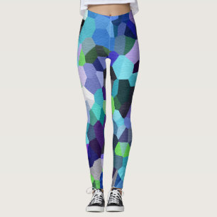 Legging Confetti Violet Blues